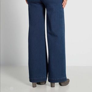 Modshop “Walkin’ into the weekend” wide leg denim